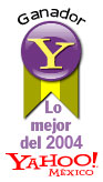Nominado Lo mejor del 2004 Yahoo! México